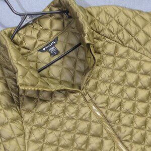 Athleta Jacket Women's L Olive Green Whisper Featherless Quilted  Puffer Outdoor